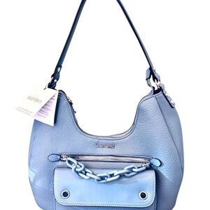 Elegant Blue Shoulder Bag